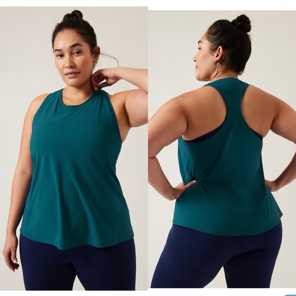 * NWOT Athleta XL ultimate train tank blue